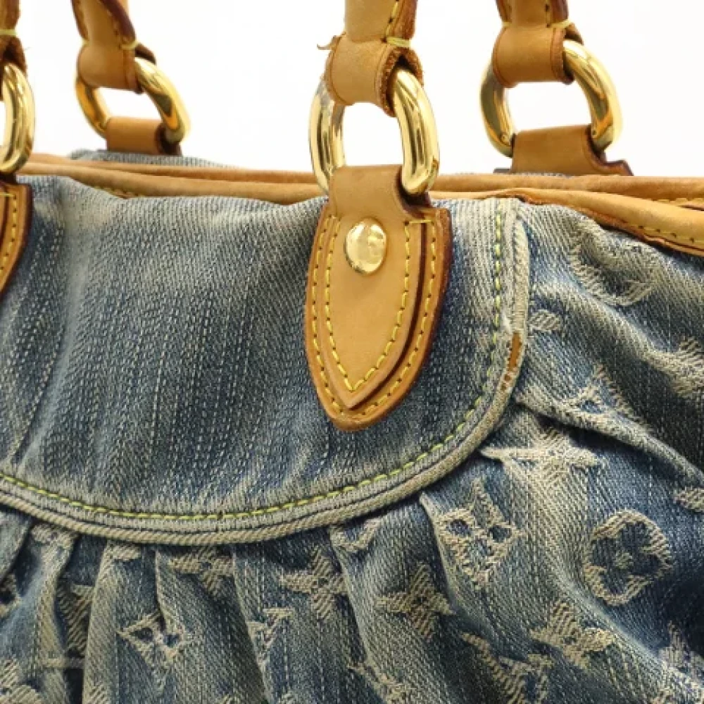 Louis Vuitton Vintage Pre-owned Denim louis-vuitton-bags Blue Dames