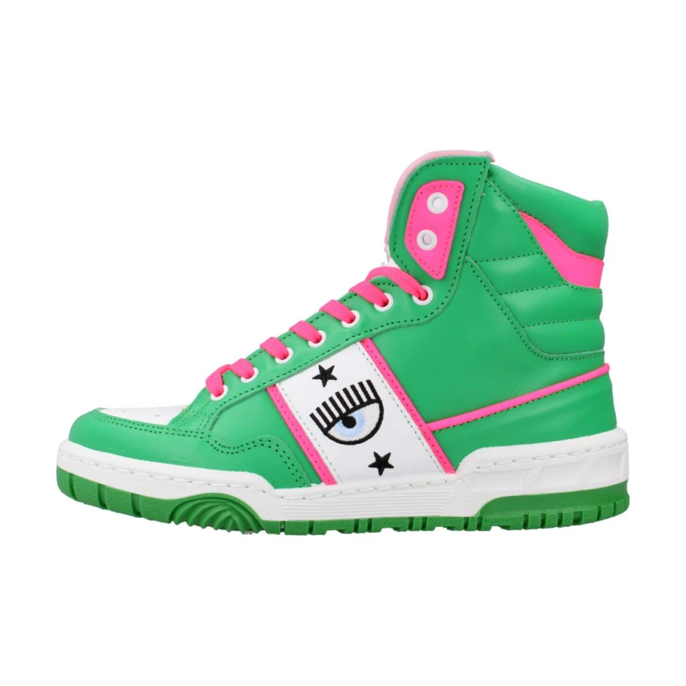 Chiara Ferragni Collection Lace-Up Sneakers Dames Schoenen Groen
