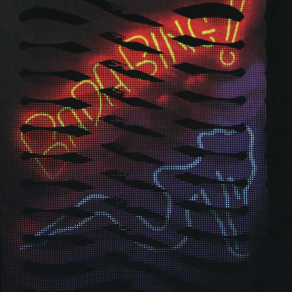 Propaganda Zwarte lichtgewicht hoodie met iconische ribben Black Heren