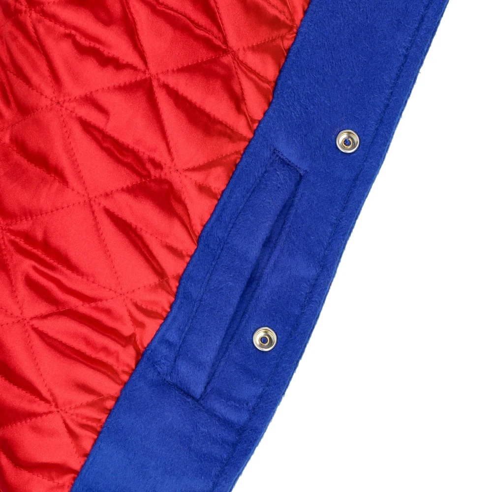 Mitchell & Ness NBA Team Legacy Varsity Jacket Blue Heren