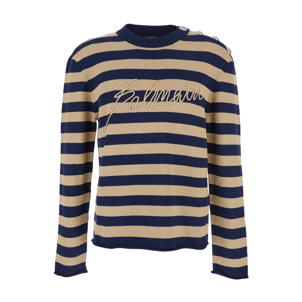 Knitwear > Round-neck Knitwear - - Balmain - Modalova