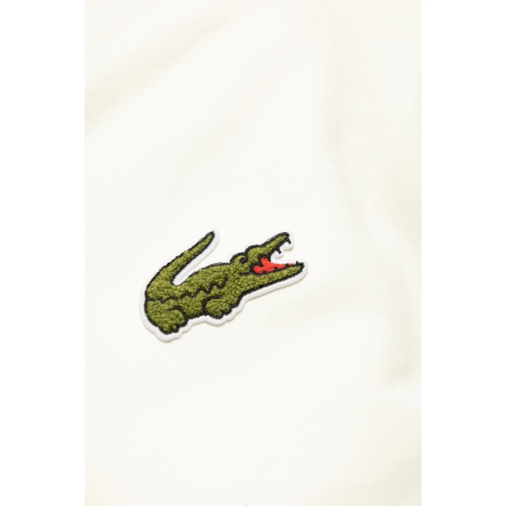 Lacoste Hoodie White Heren