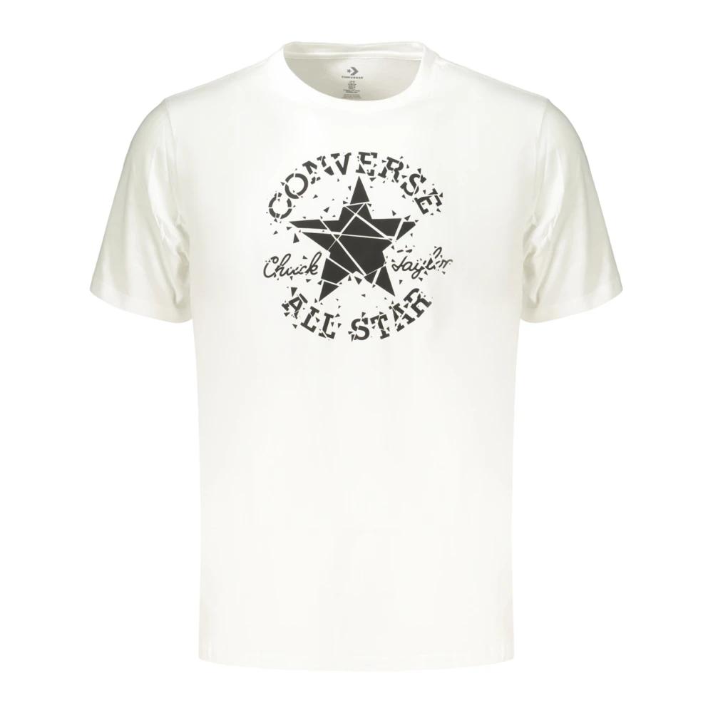 Converse White T-Shirts, Male, M, Broken Glass T-Shirt