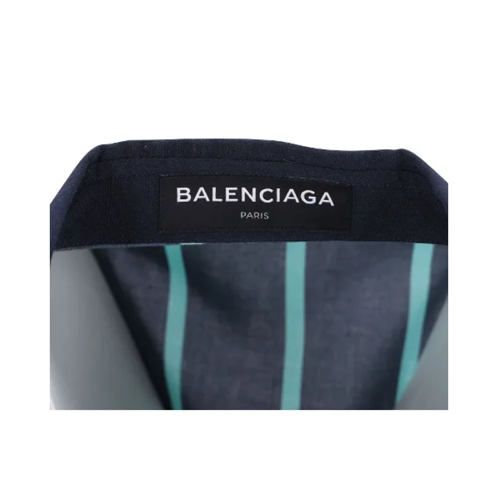 Balenciaga Vintage Pre-owned Polyester tops Blue Dames
