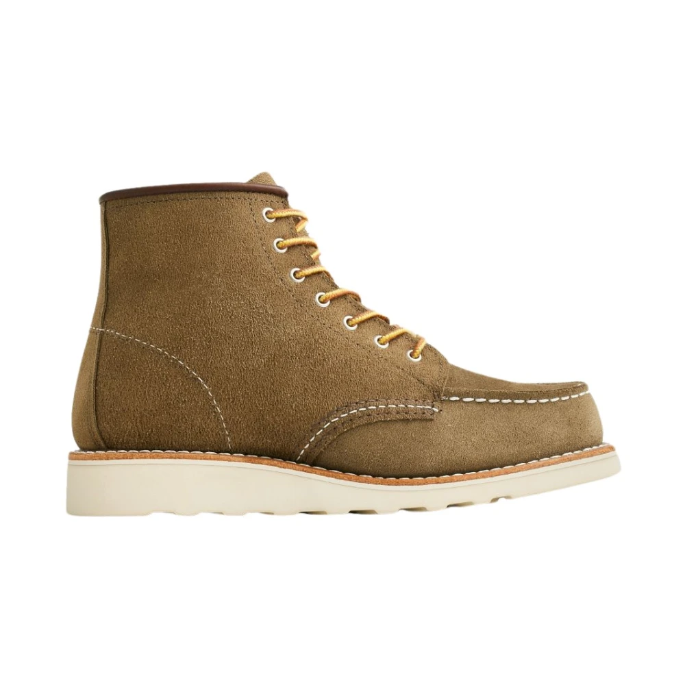 Red Wing Shoes MOC Läder Snörkänga Green, Dam