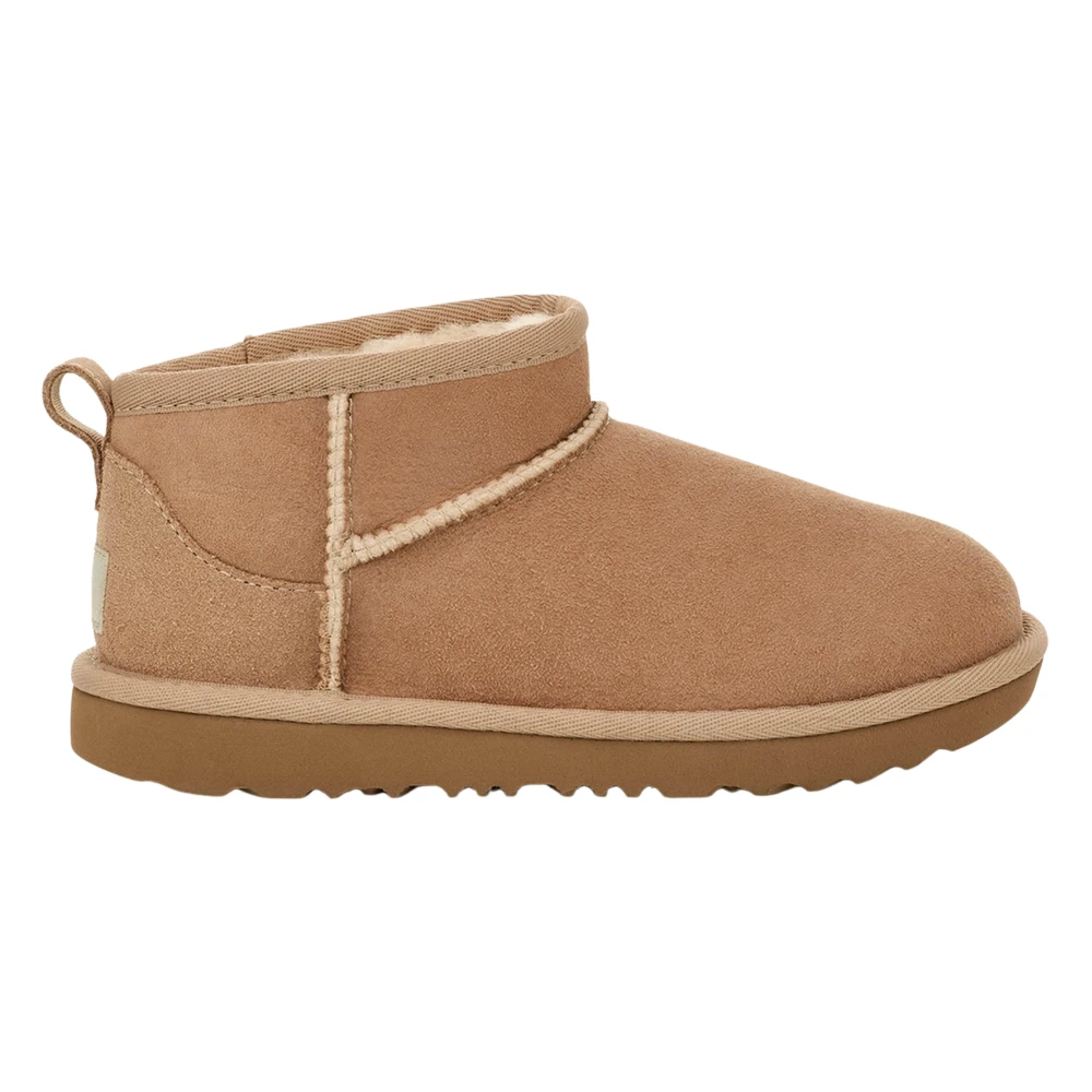 Ugg Beige Kids Classic Ultra Mini Boots - Unisex - Kids Boots - 28 1/2 Eu - Kids