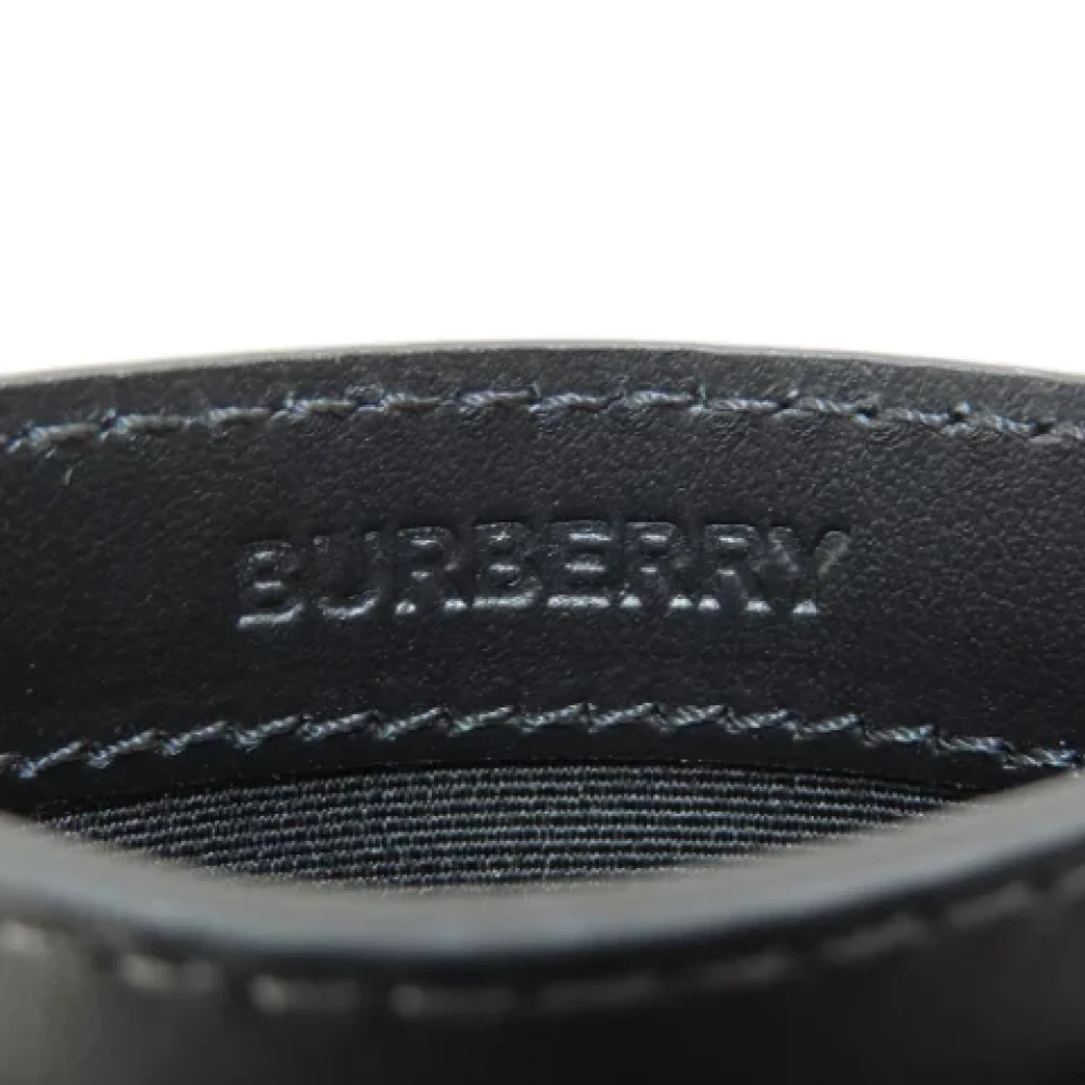 Burberry Vintage Pre-owned Leather wallets Black Dames