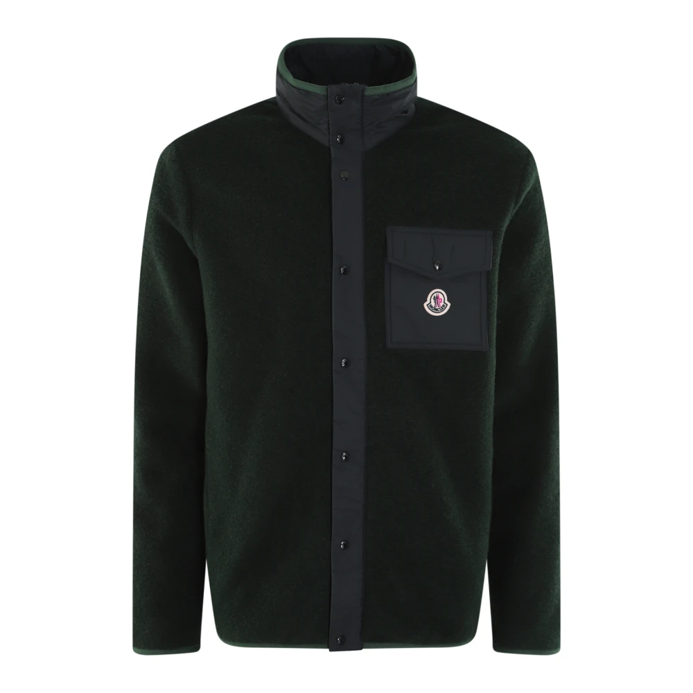 Moncler Herr Zip Up Cardigan Green, Herr