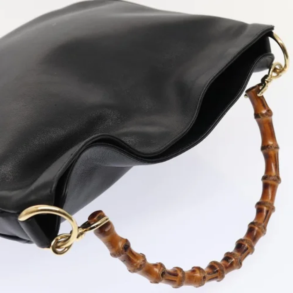 Gucci Vintage Pre-owned Leather handbags Brown Dames