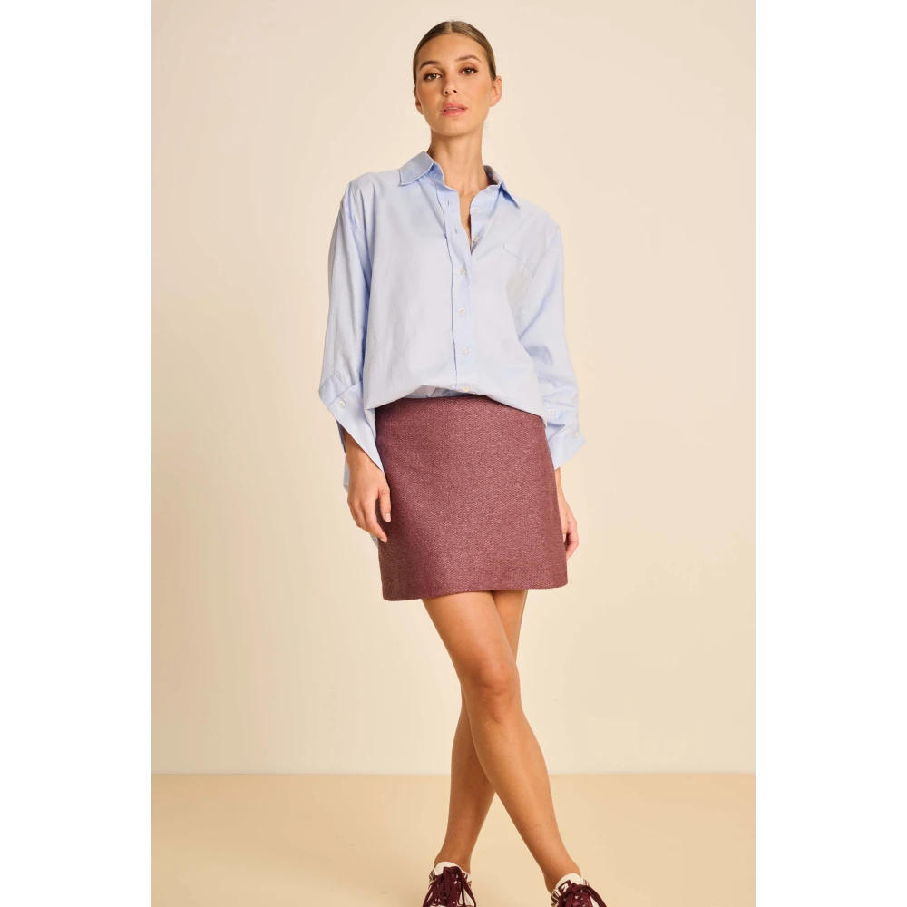 March23 Alice Blouse Blue Dames