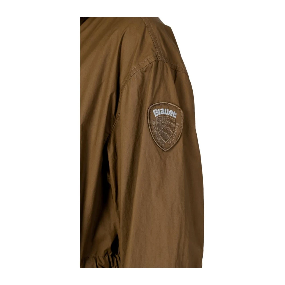 Blauer Groene Katoenen Parka Jas Dames Collectie Green Dames
