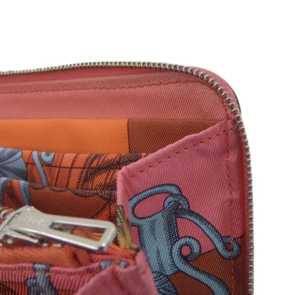 Hermès Vintage Pre-owned Leather wallets Pink Dames