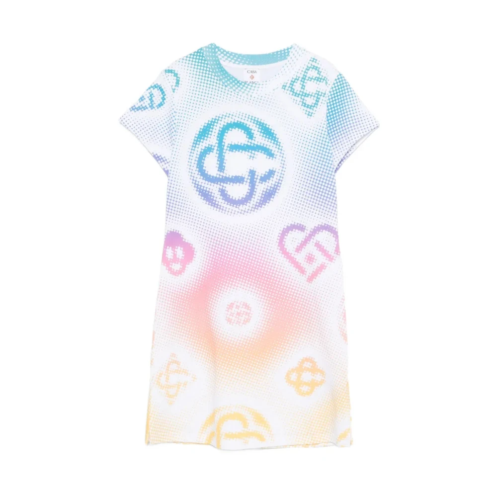 Casablanca Women's Multicolor Short-Sleeved Dress - Short Dresses - S - Dresses
