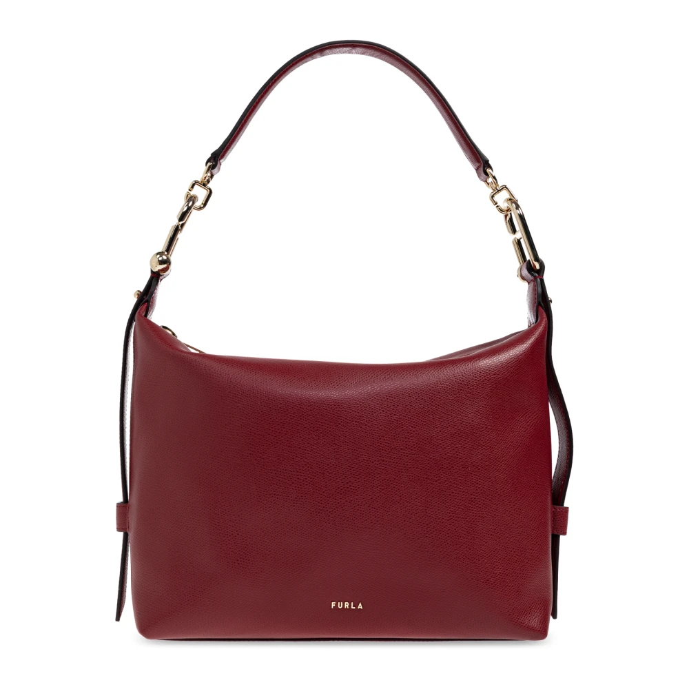 Furla Women's Red Shoulder Bags, One Size, Tonie Medium