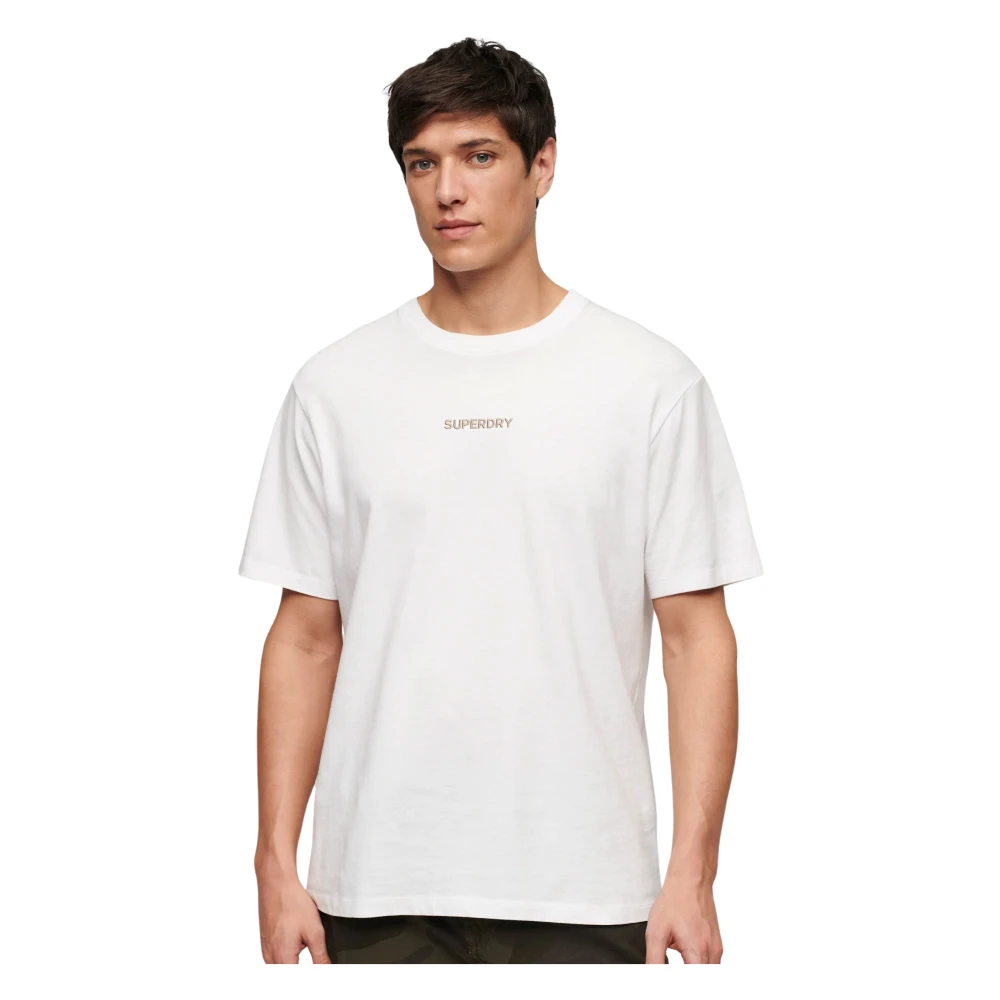 Superdry Stilren T-shirt för män White, Herr