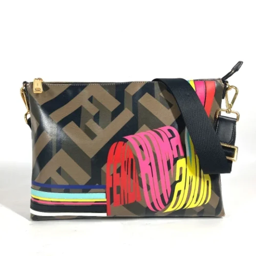 Fendi Vintage Pre-owned Fabric fendi-bags Brown Dames