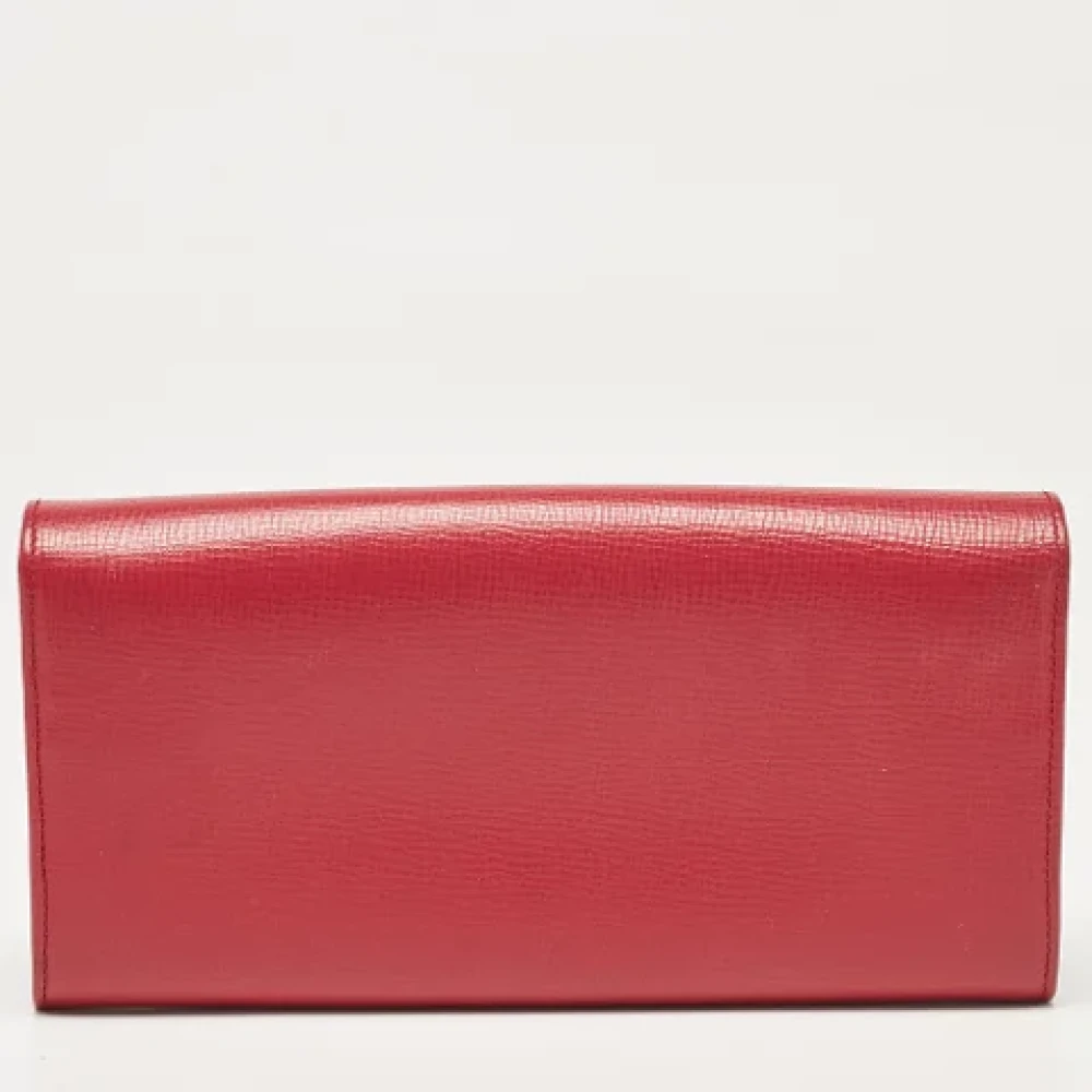 Bally Pre-owned Leather wallets Pink Dames