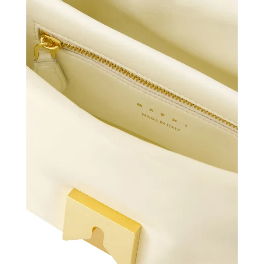 Marni Leather shoulder-bags Beige Dames