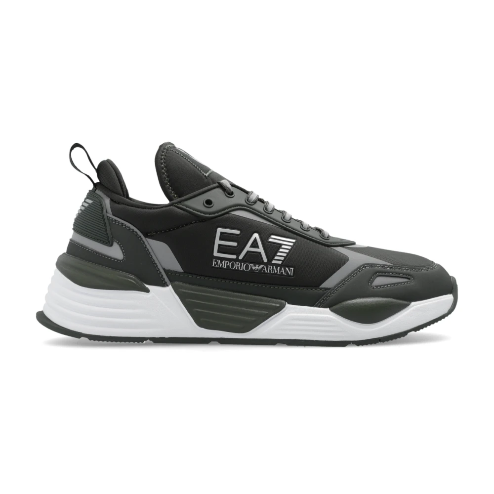 Emporio Armani EA7 Sneakers met reflecterende elementen Green Heren