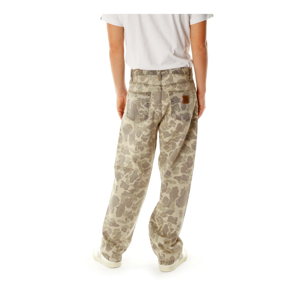 Carhartt WIP Camouflage Loose Fit Tapered Broek Multicolor Heren