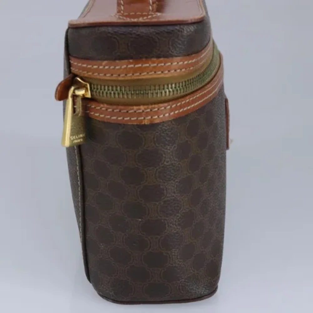 Celine Vintage Pre-owned Leather handbags Brown Dames