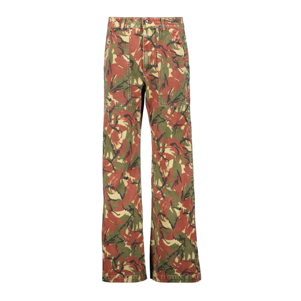 Rabanne Women's Multicolor Camouflage Cargo Jeans Spring-Summer 2025 - Straight Fit Jeans - W27 - Jeans