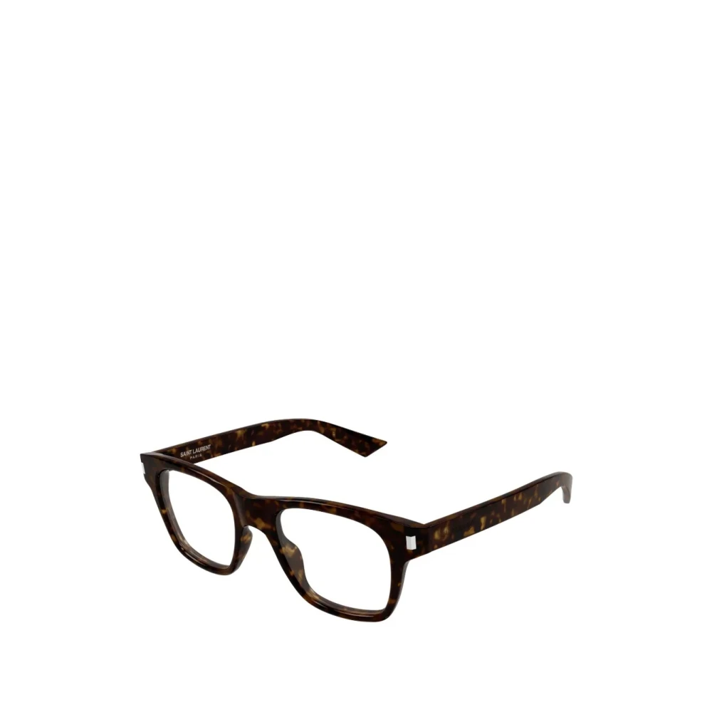 Saint Laurent Men's Brown Glasses, 50 Mm, Optical Frame