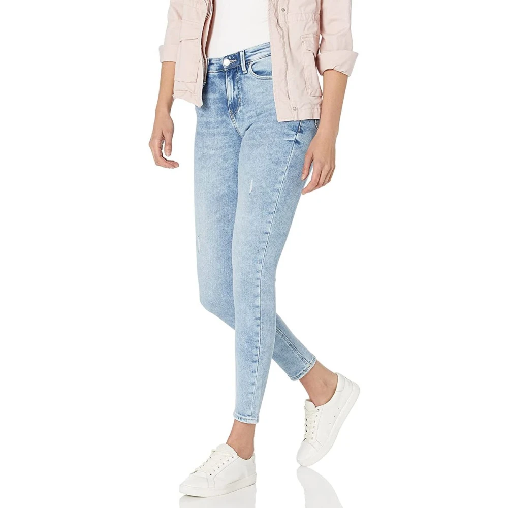 Guess Slim Fit Denim Broek Blue Dames