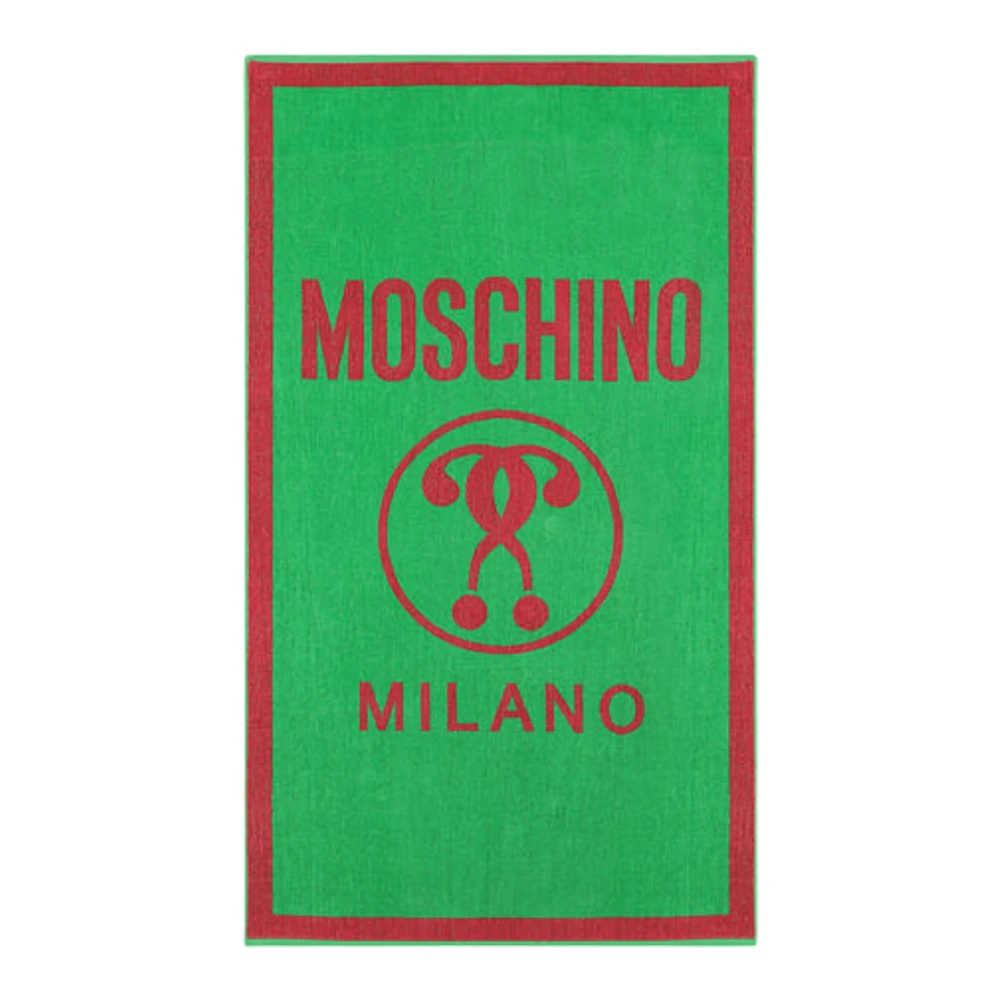 Moschino Handdoek Green Heren