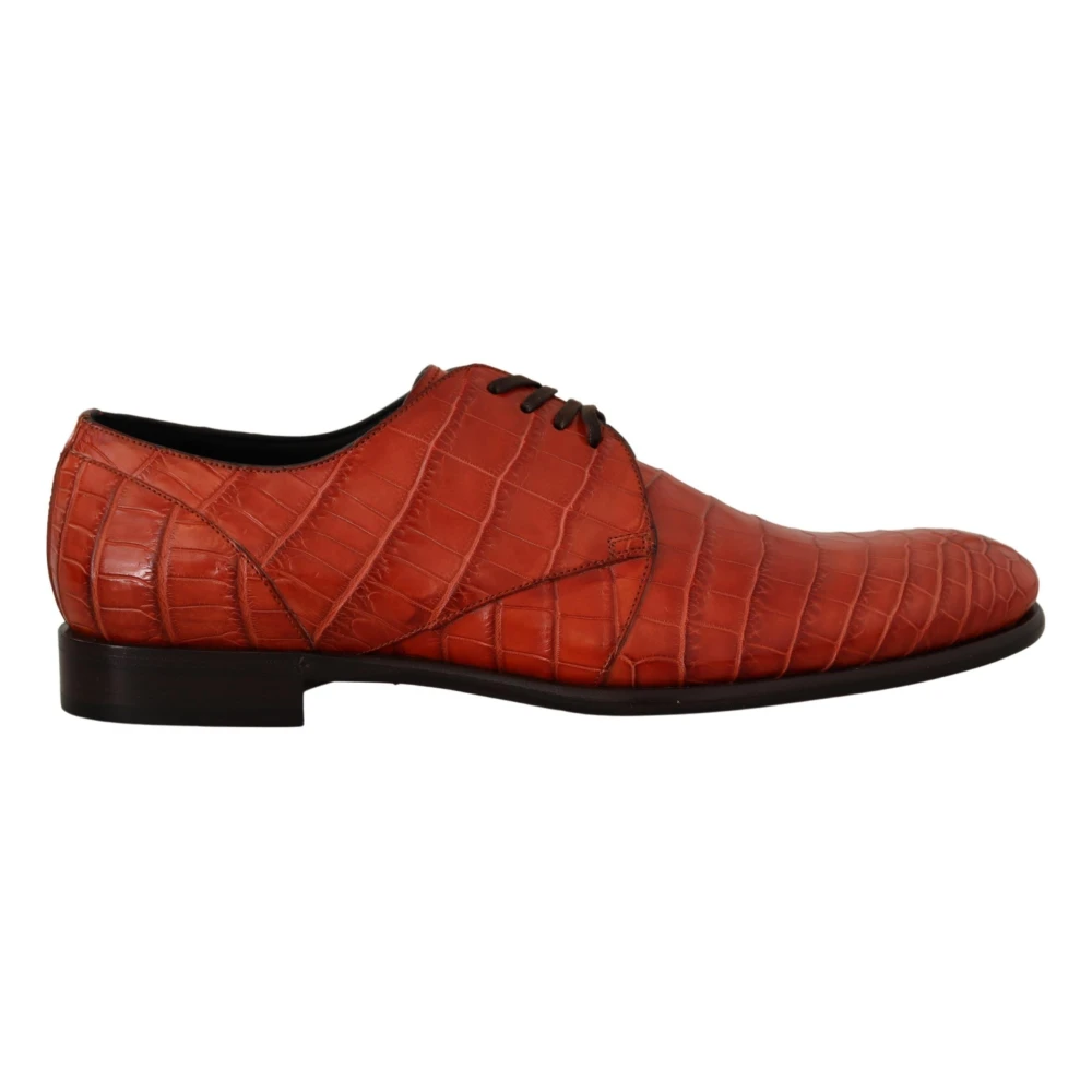 Dolce & Gabbana Mannelijk Oranje Laceup Dress Formal