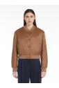blouson-bomber-marron-en-toile-deperlante