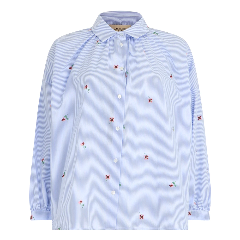 Weekend Max Mara Femme Bleu - Blouses & Chemises - Blouses Et Chemises - Taille: 42 Fr