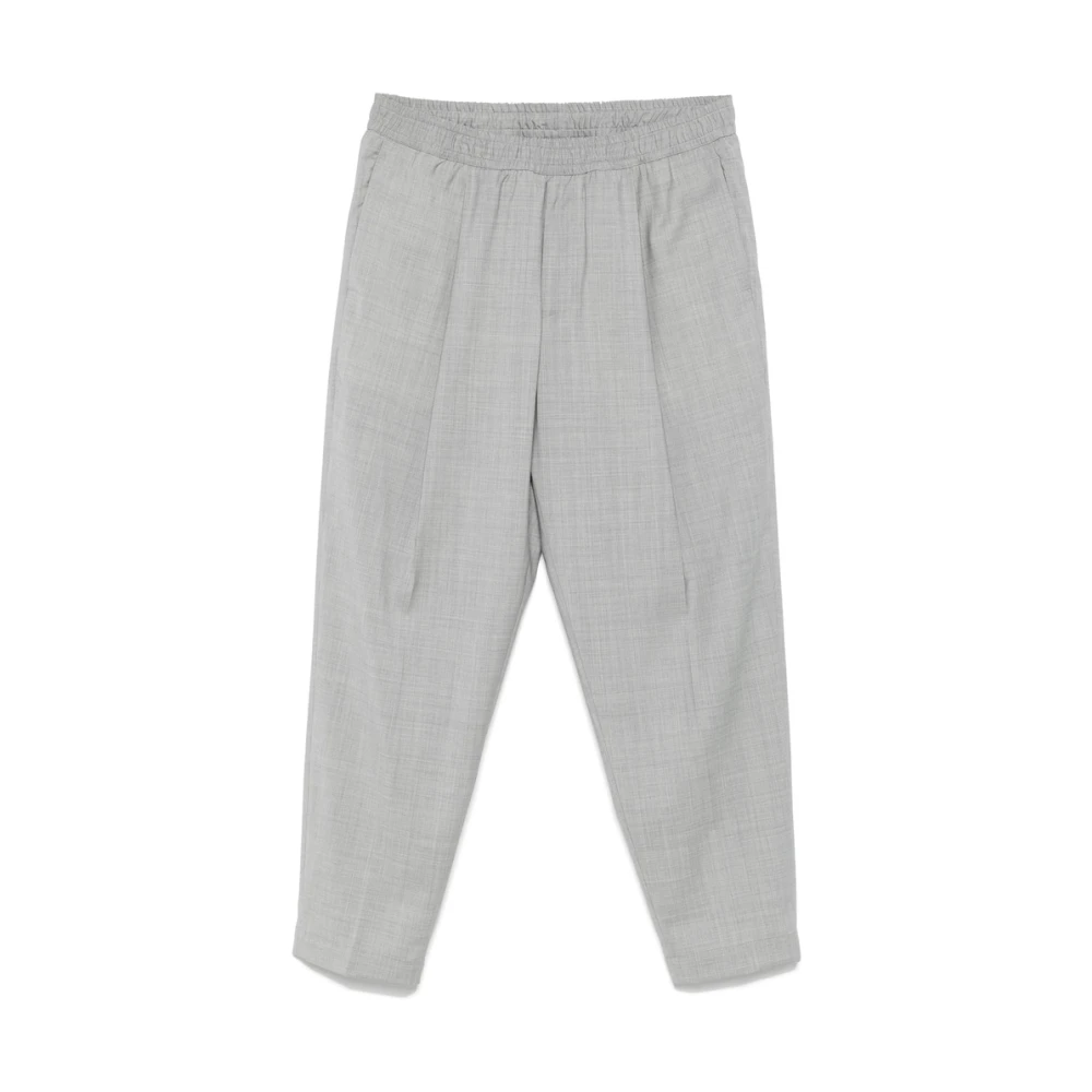 Briglia Ash Grey Elastische Taille Shorts Gray Heren