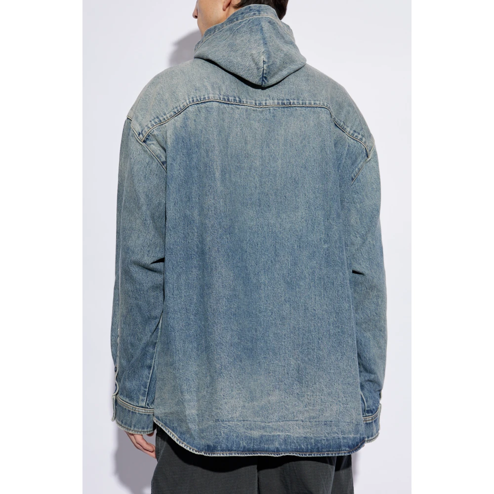 Balenciaga Denim overhemd Blue Heren