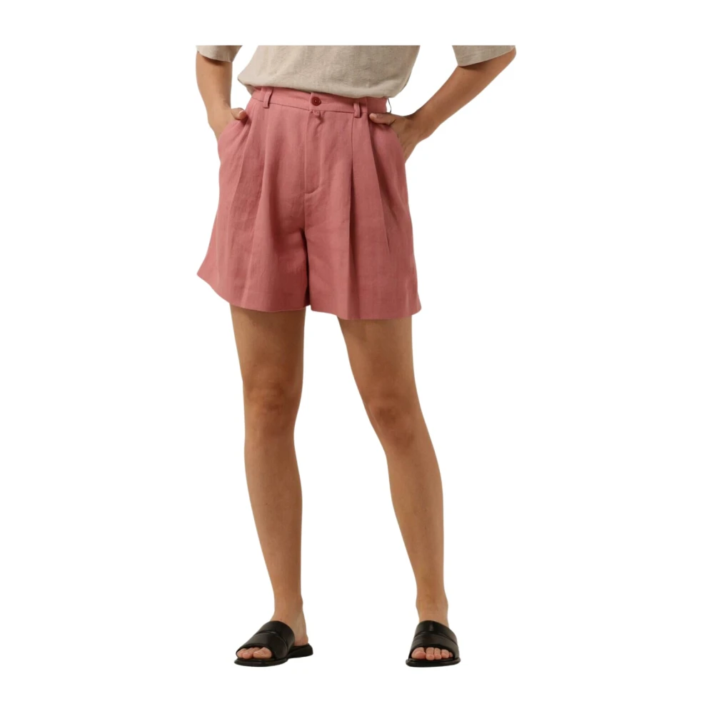 Drykorn Roze Court Shorts voor Zomer Pink Dames