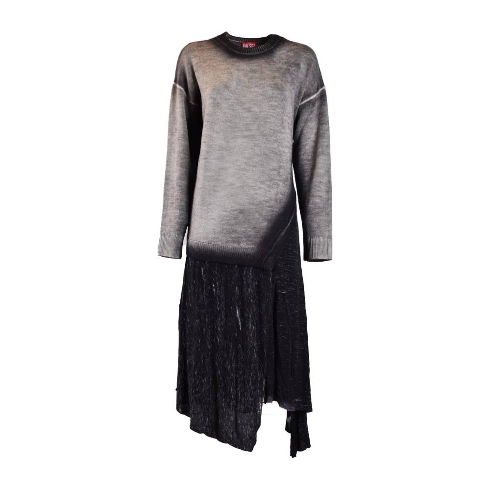 Diesel Women's Gray Midi Dress - Midi Dresses - Xs - Dresses