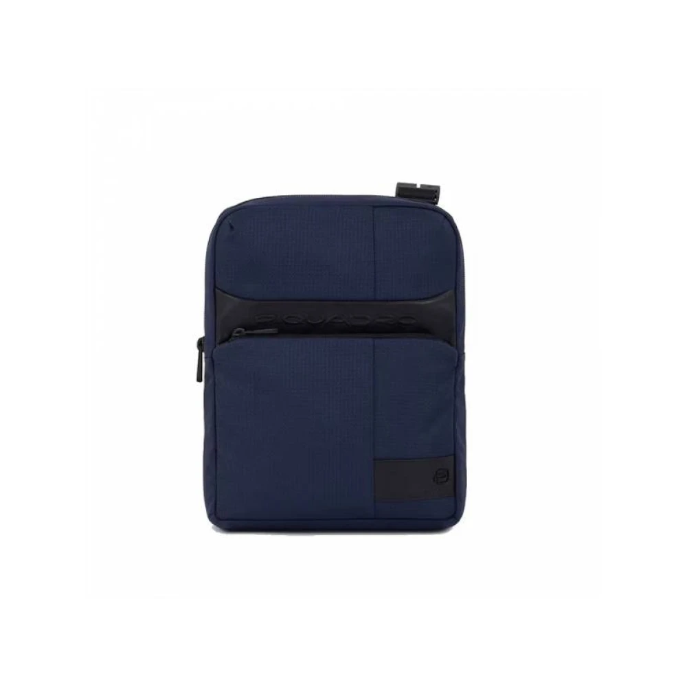 Piquadro Stijlvolle Borselli Tas Blue Heren