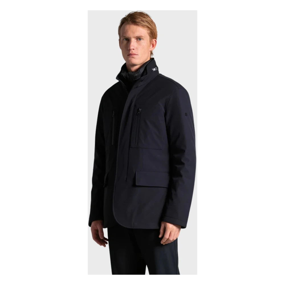 Duno Blauwe Urban Field Jacket Blue Heren
