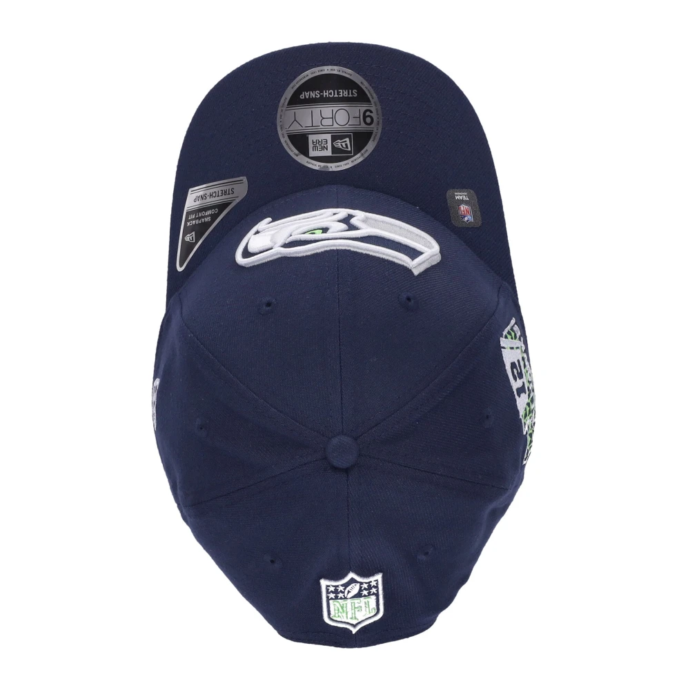 new era Curvy Visor Hat NFL Draft Seahawks Multicolor Heren