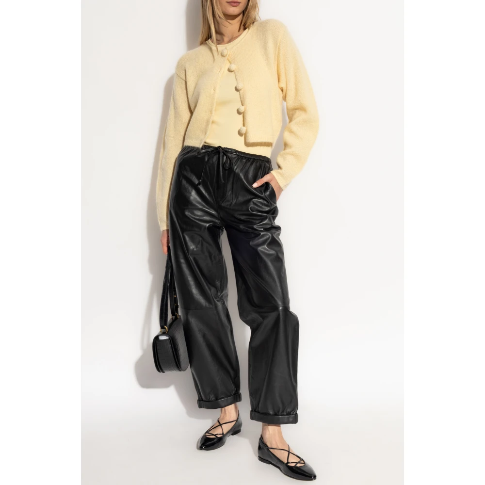 By Malene Birger Leren broek By Herenne Birger Black Dames