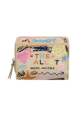 The Mini Compact Wallet Punk Scribble
