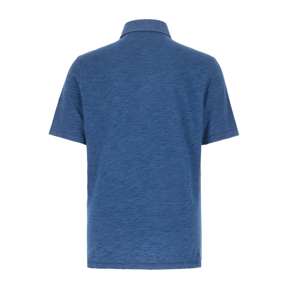 BRUNELLO CUCINELLI Klassieke Polo Shirt voor Mannen Blue Heren