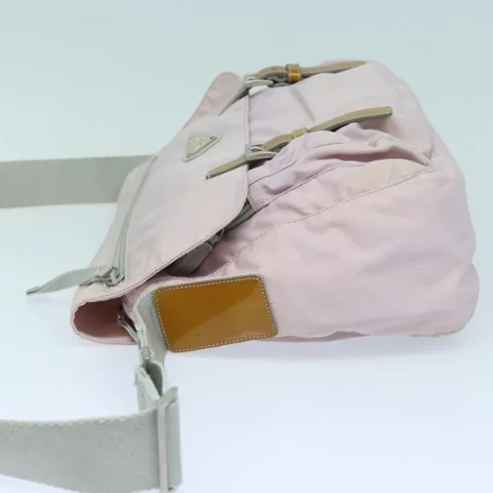 Prada Vintage Pre-owned Fabric shoulder-bags Pink Dames