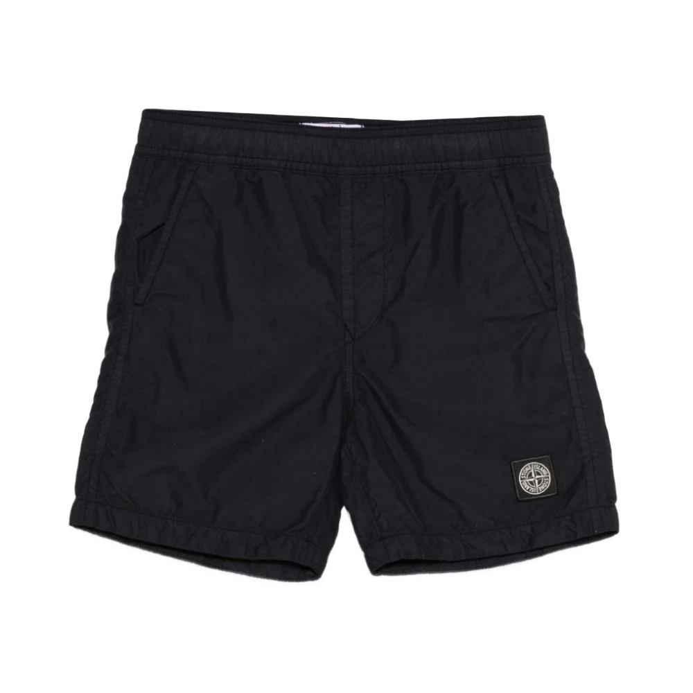 Stone Island Blue Slim-Fit Swim Shorts - Male - Shorts - 8 Y - Kids