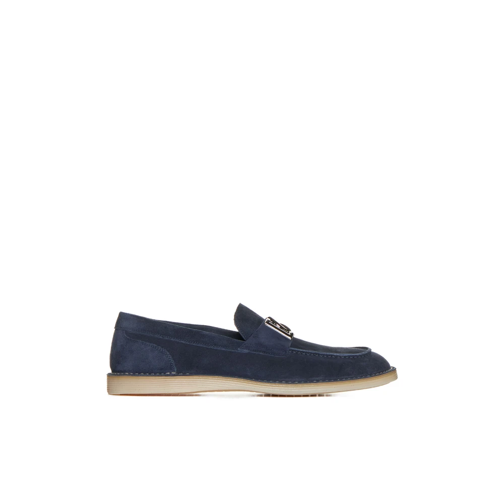 Dolce & Gabbana Men's Blue Flat Shoes New Florio Ideal - Loafers - 9 Uk - Shoes