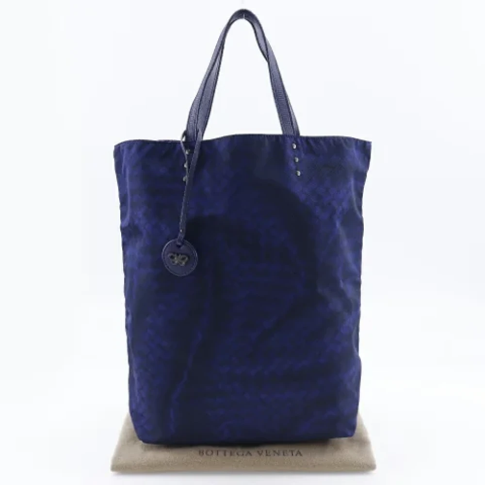 Bottega Veneta Vintage Pre-owned Fabric totes Blue Dames