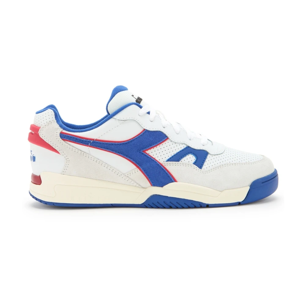 Diadora Men's Multicolor Blue Nylon Basketball Trainers - Sneakers - 6 Uk - Shoes