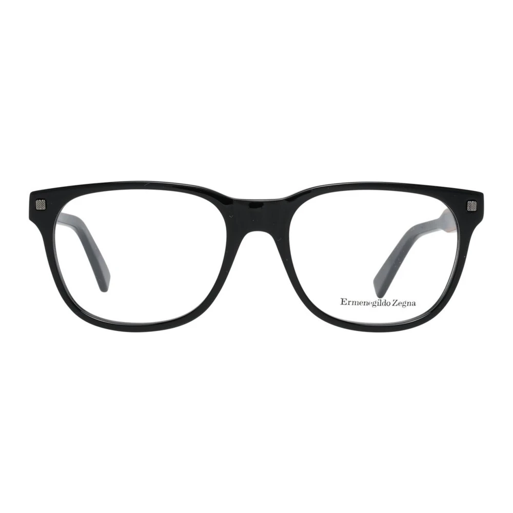Ermenegildo Zegna Stijlvolle zwarte heren optische monturen Black Heren