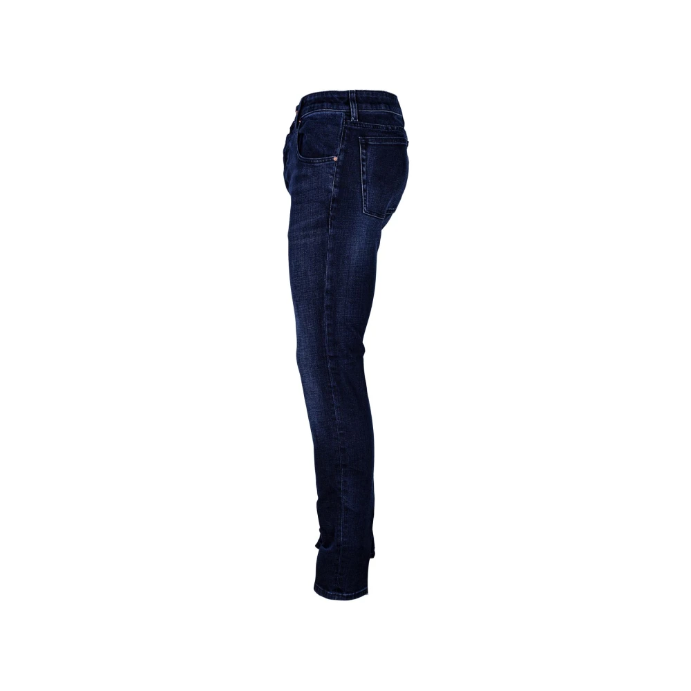 Don The Fuller Milano Slim Fit Jeans Gemaakt in Italië Blue Heren