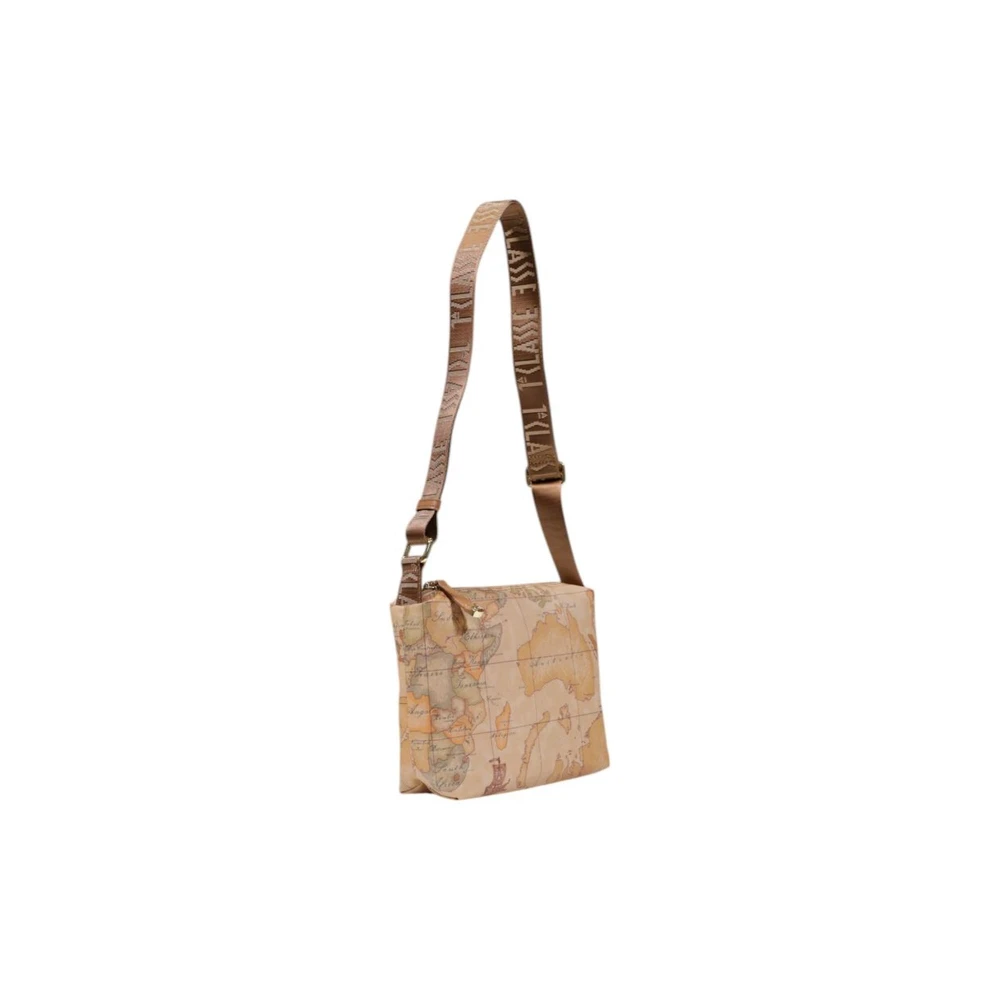 Alviero Martini 1a Classe Beige Handtas met Gemengde Stof Samenstelling Beige Dames